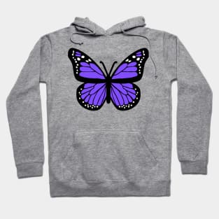 Purple Butterfly Hoodie